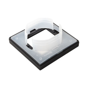 1 - местная рамка, IP44, ч-рная, пластик Эпика EKF UP1-FPB-01-44