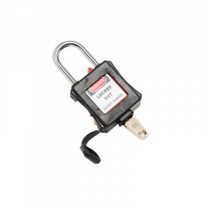 gwrcov1, Чехол защитный для блокировочного замка с нейлоновым корпусом и дужкой 6 мм, резина, цвет – черный, 1 шт/упак