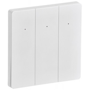 ITEQ SMART-выключатель 3-кл. 16А с нейтр. WIFI+BLE бел. IT-SM3NWBI-K01
