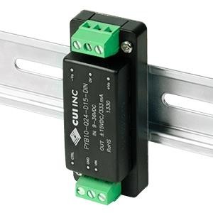 PYB10-Q24-S15-DIN, Преобразователи постоянного тока в постоянный с изоляцией Isolated DC-DC Cnvrt