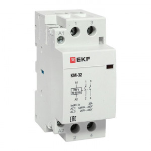 Контактор модульный КМ 32А 2NО (2 мод.) km-2-32-20