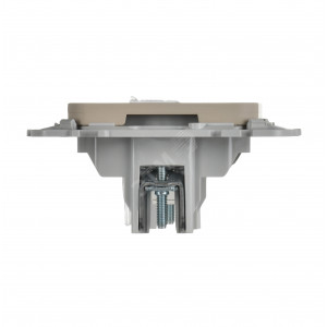 FLITE Розетка компьютерная RJ45 категория 5Е UTP РК5е-1-0-ФлЛ льняной IEK FI-K12-1-K88