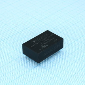 AM6TW-2405DH30-NZ, DC/DC, 6Вт, вход 9…36В, выход ±5В/±0.6А, изоляция 3000В DC, КПД 82%, максимальная емкостная нагрузка не более ±680мкФ, DIP24, 31.6x20.3x10.2мм, -40…85°C, пластик