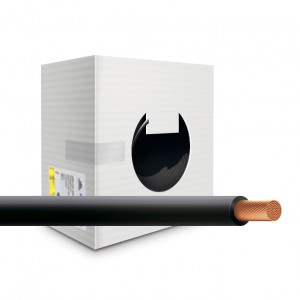 Провод монтажный cabH07Z1-K-1x6-b100-blk, UNIFLEX-LSZH. Провод монтажный H07Z1-K 450/750В 1x6мм2 Cu5 DIN VDE 0281, чёрная изоляция из полиолефина НГc-LSZHTx (100м.)