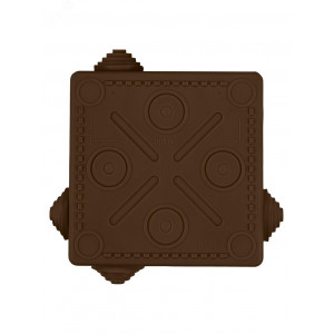 Распаячная коробка ОП 100х100х55мм, крышка, 