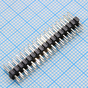 DS1025-05-2X17P8BV1-B, Разъем штыревой на плату 2х17 контактов шаг 2мм