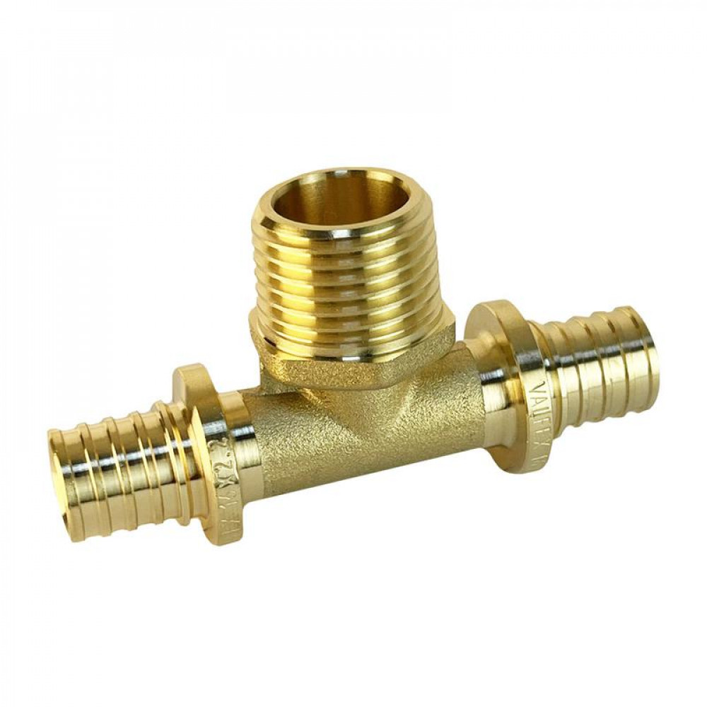 Изображение товара Тройник надвижной с переходом на нарезку 16(2.2)×3/4 дюйма VALFEX VF.433.AF.163416