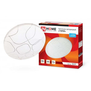 Светильник светодиодный DECO ГЛОРИЯ 36Вт 230В 4000К 3240лм 380х55мм 4690612025100