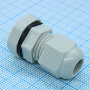 MGB12-05G-ST, "MGB12-05G-ST","Резьба M12x1.5 , Защита IP68 , Материал нейлон РА66, вакуумная резина , Диаметр кабеля 5.5 мм