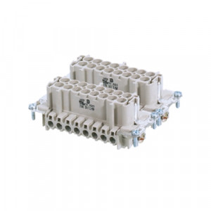 Вилочная контактная вставка BAS STS 32 2,5 69, Вилочная контактная вставка, винтовая фиксация, 32 полюса + PE, типоразмер 32B, 690V, 16A, сечение обслуживаемых проводников 0,5-2,5 мм кв, тип покрытия контактов: олово