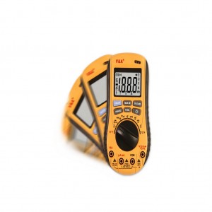 VA-21, Универсальный цифровой мультиметр с бесконтактным датчиком напряжения, шкала 3999, автоматический выбор пределов, измерение ёмкости, частоты,  прозвон цепей.