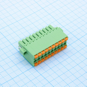 15EDGKNHM-3.5-20P-14-00A(H), Разъемный клеммный блок, 20 контактов. Серия 15EDGKNHM-3.5