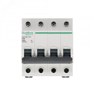 Выключатель автоматический модульный 4п C 25А 4.5кА City9 Set 400В SE C9F34425