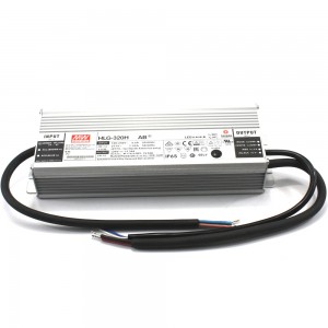 HLG-320H-12AB, Источник электропитания светодиодов класс IP65 264Вт 12В/22A стабилизация тока и напряжения димминг