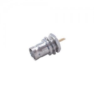 22_BNC-50-0-5/133_NE, РЧ соединители / Коаксиальные соединители BNC straight bulkhead receptacle jack(f)