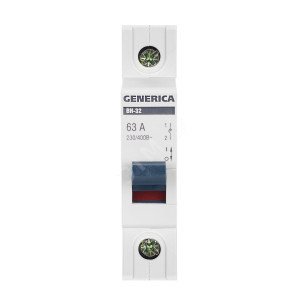 Выключатель нагрузки 1п ВН-32 GENERICA 63А MNV15-1-063