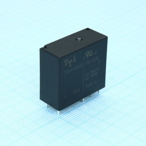 TRIH-24VDC-SD-2CM-R, миниатюрное 24VDC, 5А, 2переключения