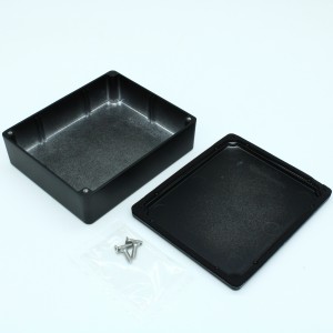 BS23BK, Герметичный алюминиевый корпус с прокладкой, IP66, черный