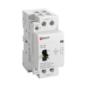 Контактор модульный КМ РУ 63А 1NO+1NC (2 мод.) PROxima km-2m-63-11