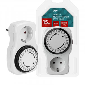 Таймер суточный мех. с заземл. 3.5кВт 66987 2