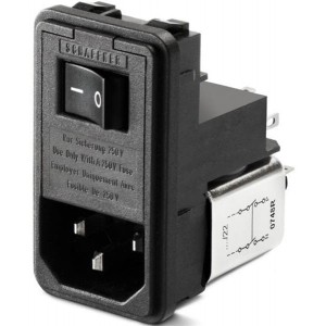 FN382-4-22, Модули подачи электропитания переменного тока FUSE SWITCH 4A
