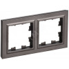 BRITE Рамка 2-мест. IP44 РУ-2-БрТБ-44 бр. BR-M22-44-K45