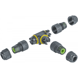 Коннектор кабельный T-образный 82 836 NTB-T02-3P-IP68 3PIN 82836