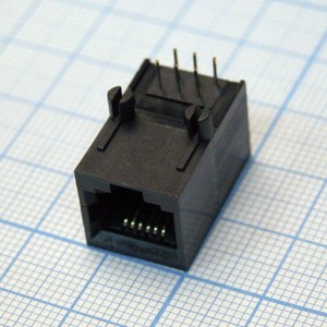 TJ6P6C розетка в плату 59-21, TJ6P6C розетка в плату