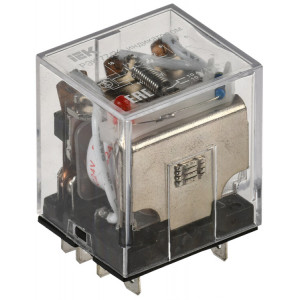 Реле РЭК77/3(LY3) с индикацией 10А 24В DC ИЭК RRP10-3-10-024D-LED
