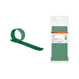 Хомут-липучка ХЛ 16х310 мм зеленый (20 шт) SQ0515-0713