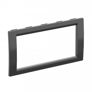 Рамка 4 поста универсальная черная IN-Liner Front AERO F00013B