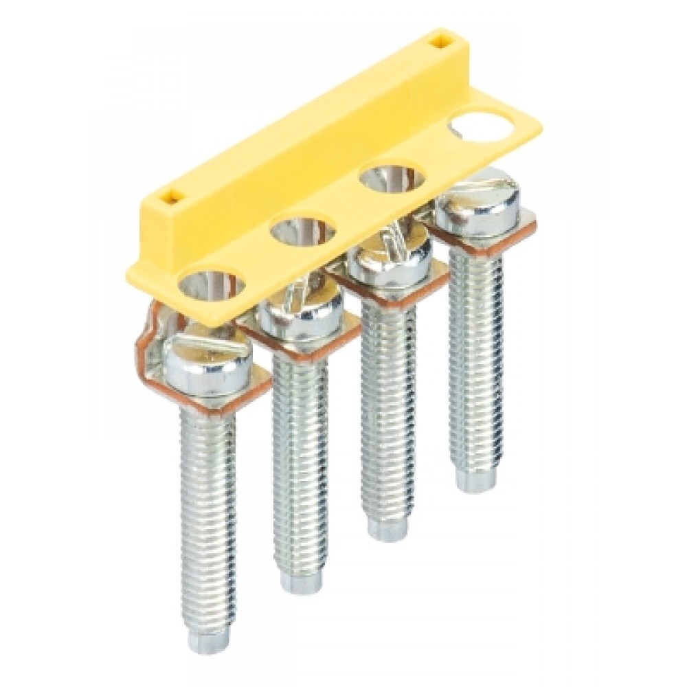 Изображение товара Соединительная перемычка IVB WKN6 TK-4, 4 полюса, желтая, изолированная