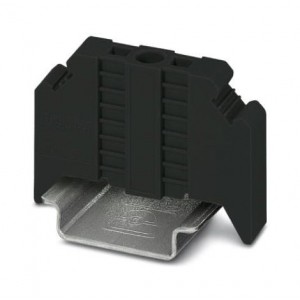 E/NS 35 N BK, Концевой стопор, ширина: 9,5 мм, высота: 32,8 мм, mатериал: PA, длина: 48,6 мм, цвет: черный