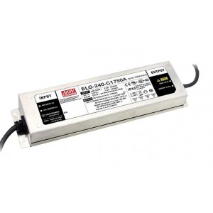 ELG-240-24-3Y, Источник электропитания светодиодов класс IP67 240Вт 24В/10A стабилизация тока и напряжения с проводом заземления