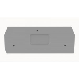 Торцевая крышка D-WS16-01P-11, Торцевая крышка, для клемм WS16..., цвет: серый