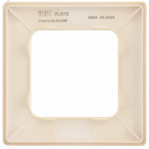 FLITE CLASSIC Рамка 1-местная РУ-1-К-ФлСл сливочный IEK FI-M12-32-20-K86