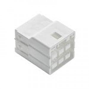 206996-2601, Проводные клеммы и зажимы CP-4.5 RECP 4.5mm DR 6CKT POLZ POSLCK BLU