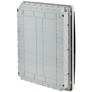 Корпус пластиковый ЩРВ-П-54 IP41 черн. прозр. дверь TEKFOR TF5-KP12-V-54-41-K01-K03