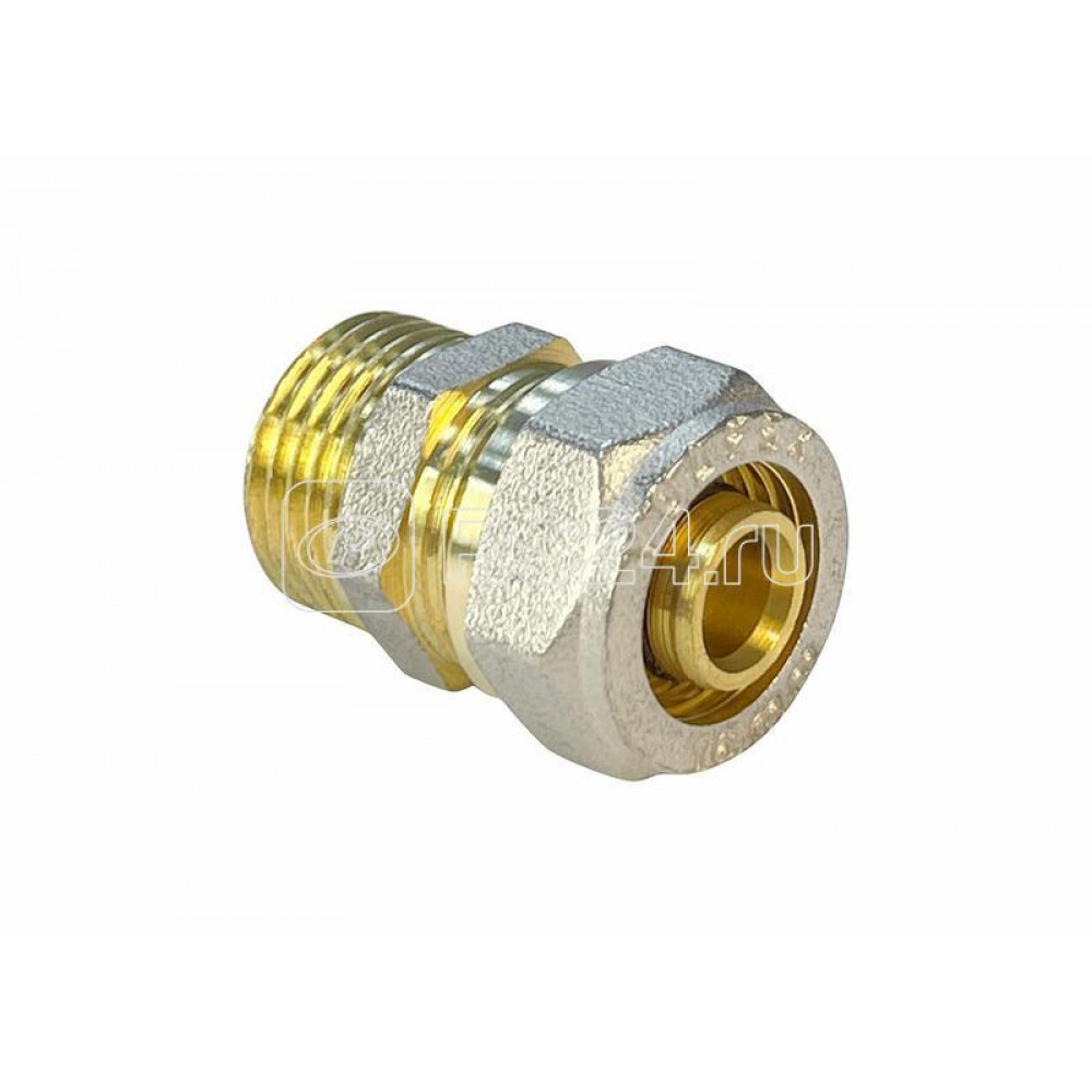 Изображение товара Соединитель обжимной с переходом на НР 26х3/4 дюйма VALFEX VF.301.N.026034