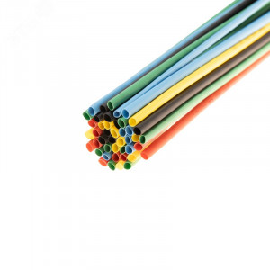 Набор трубок термоусадочных ТУТ 3.0/1.5мм 1м 5 цветов 29-0152