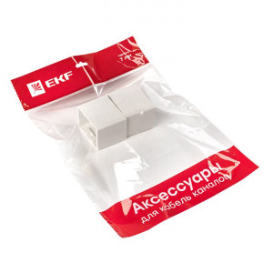 Соединитель (60х40) (4 шт) белый EKF-Plast