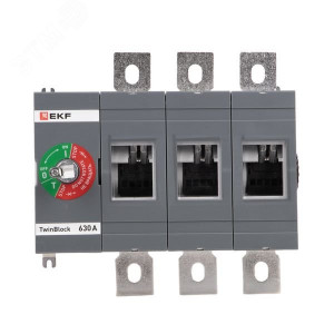 Рубильник 3п 630А без рукоятки управления TwinBlock PROxima tb-s-630-3p