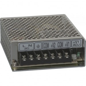AD-155A, AC-DC с зарядником, 155Вт, вход 88…264В AC, 47…63Гц /124…370В DC, выход 1: 13.8В/10.5A, выход 2: 13.3В/0.5A (Зарядник), изоляция 3000В AC, в кожухе 199х110х50мм, -10…+50°С