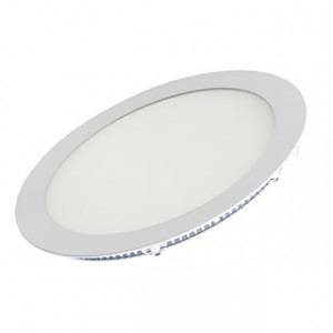 Светильник DL-225M-21W Warm White 020119, Тонкая панель 21Вт, белый круглый корпус. Цвет ТЕПЛЫЙ БЕЛЫЙ 3000K, св.поток 1575-1680лм, CRI(Ra)>80, угол 120°. Диаметр 225мм, высота корпуса 13мм, установка в отверстие 210 мм. Питание AC 230V, 21Вт, драйвер в комплекте (DC300mA, 55-65V).