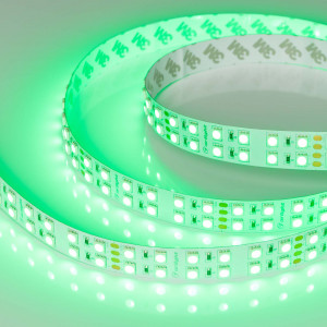 Лента RT-B144-19mm 24V RGB (34.4 W/m, IP20, 5060, 5m) 012905(2), Светодиодная широкая лента RT-B144, открытая. Светодиоды 5060, 144 шт/м (720 шт на 5 м), белая плата, ширина 19 мм, скотч 3M. Цвет RGB, угол 120°. Питание 24V, мощность 34.4 Вт/м (172 Вт на 5 м). Размеры 5000x19x2.2 мм. Мин. отрезок 83.33 мм, 12 светодиод