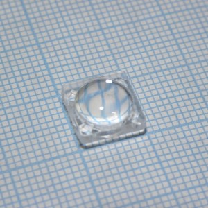 BK-LED-054-3, Линза для Osram Dragon/Dragon+  85.8°; 10*10mm/H:4mm (защелкиваеся)