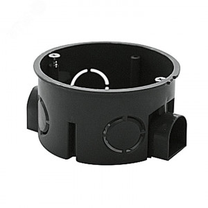 Коробка установочная приборная КМТ-010-044 со стыковочными узлами и саморезами для твердых стен (71х42) PROxima plc-kmt-010-044