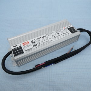 HLG-320H-48B, AC/DC драйвер электропитания светодиодов, 321.6Вт Single 7-Pin