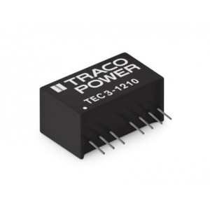 TEC 3-4810WI, Преобразователи постоянного тока в постоянный с изоляцией 3W 18-75Vin 3.3V 700mA SIP8 Iso Reg