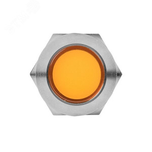 Лампа оранжевая сигнальная S-Pro67 19 мм 230В PROxima s-pro67-331, Лампа сигнальная d19-230V оранж мет